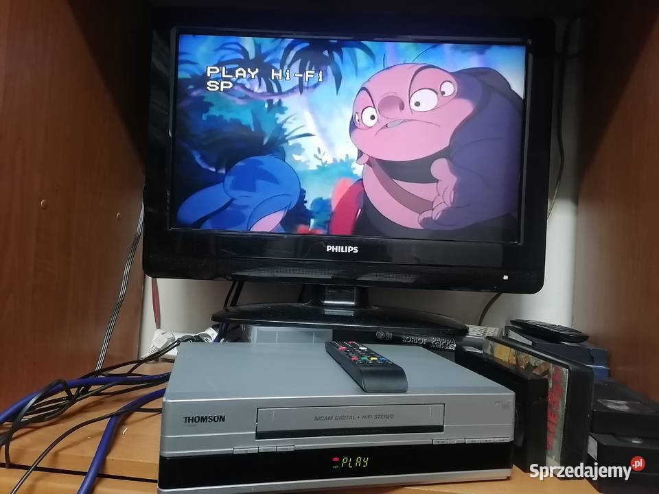 Magnetowid VHS Thomson VTH6400 stereo pilot Magnetowidy Częstochowa