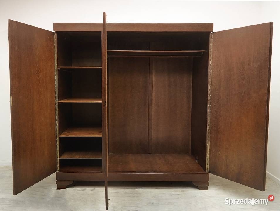 Dębowa szafagarderoba w stylu secesyjnym lata