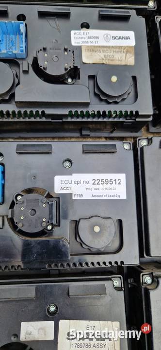 SCANIA panel nawiewu klimatyzacja 1789786 ciężarowe Zawichost