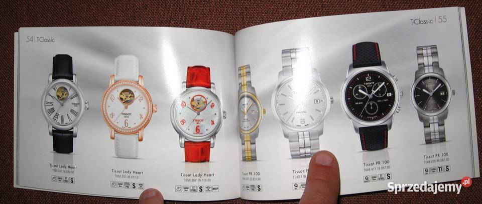 TISSOT 2011 watches catalog katalog zegarków Unisex Kępice