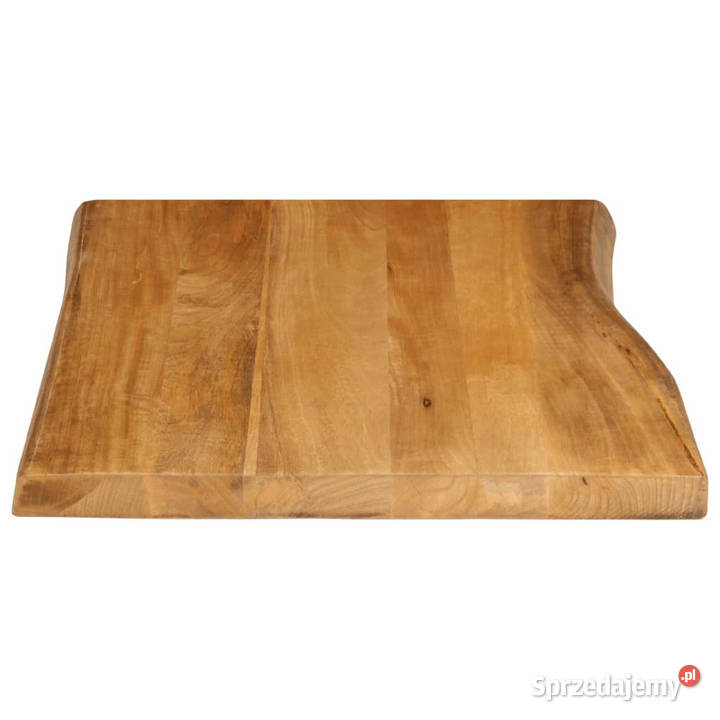 Blat stołu 70x60x38 naturalna krawędź lite