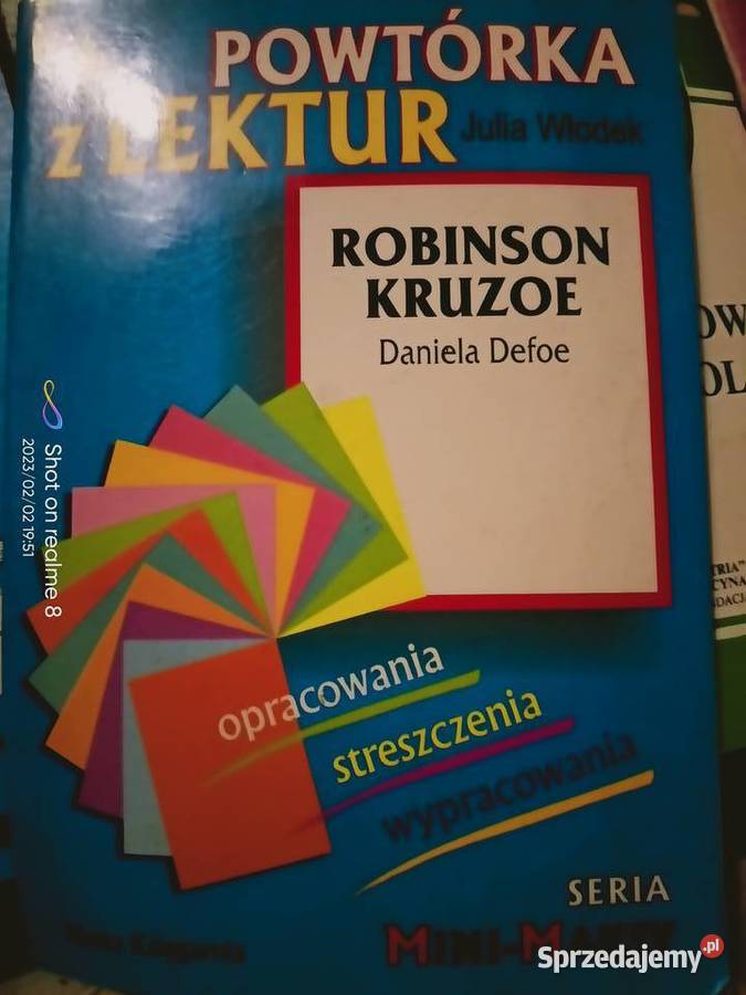 Robinson Cruzoe okazy analizy lektury szkolne Warszawa