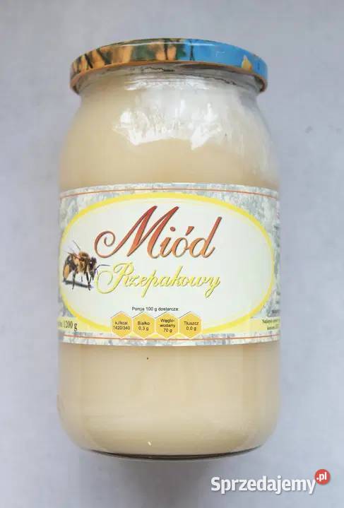 Naturalny miód rzepakowy 1200g podkarpackie Rzeszów