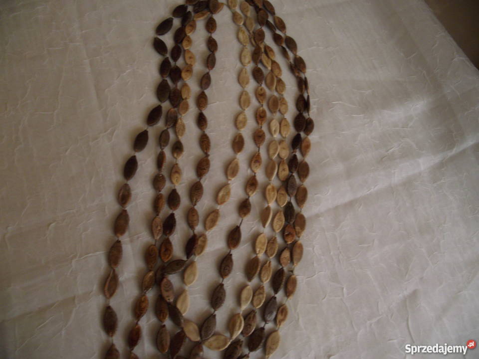 EKOLOGICZNE NASZYJNIKI Z NASION KOLCZURKI Piła