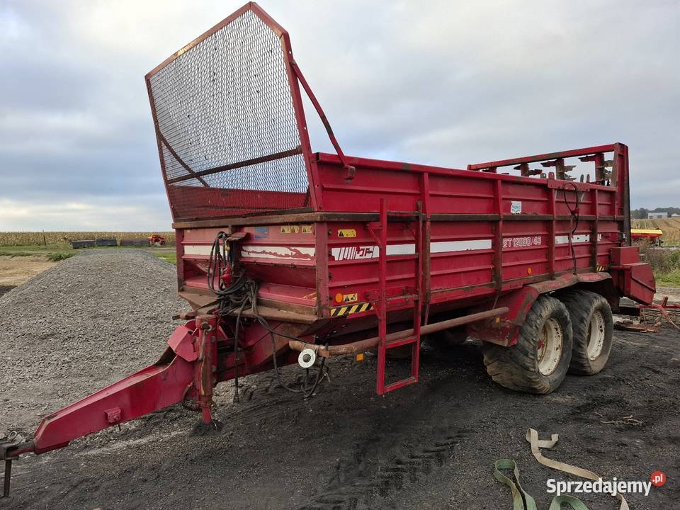 Rozrzutnik obornika rozsiewacz wapna 12 ton lubelskie Wola Trzydnicka