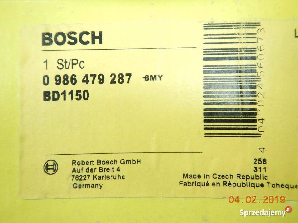 TARCZE HAMULCOWE BOSCH LAND ROVER TYŁ osobowe lubelskie sprzedam