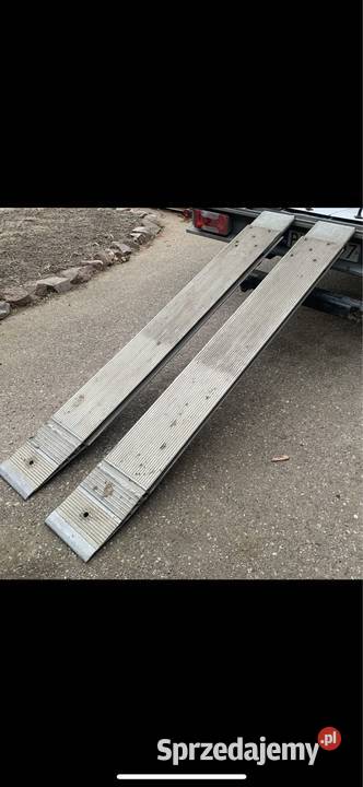 Najazdy aluminiowe 2000x250x40 trapy wjazdowe