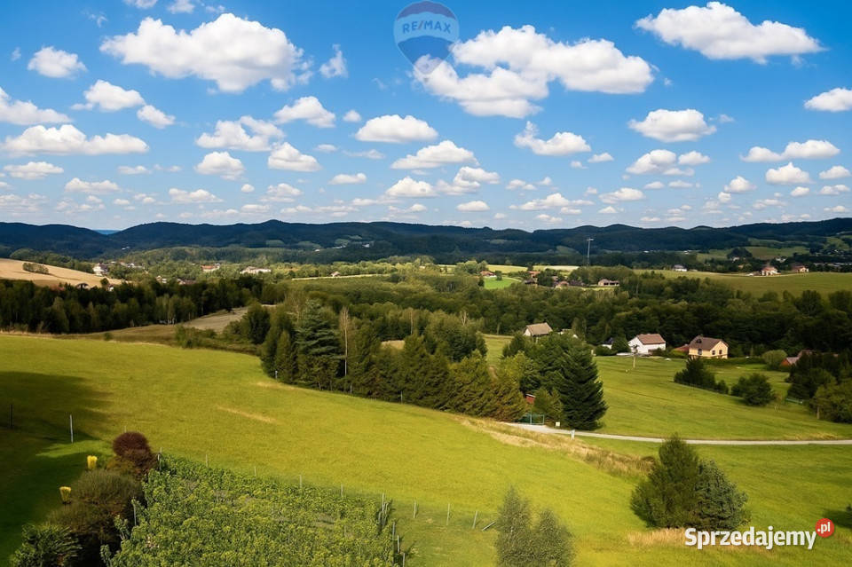Działka z malowniczym widokiem Sprzedaż Andrychów sprzedam