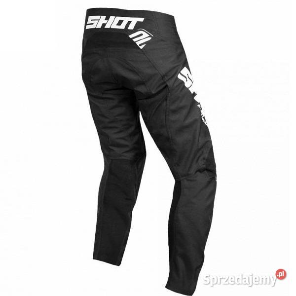 STRÓJ CROSS SPODNIE KOSZULKA RĘKAWICE BLACK Motoryzacja Mrągowo