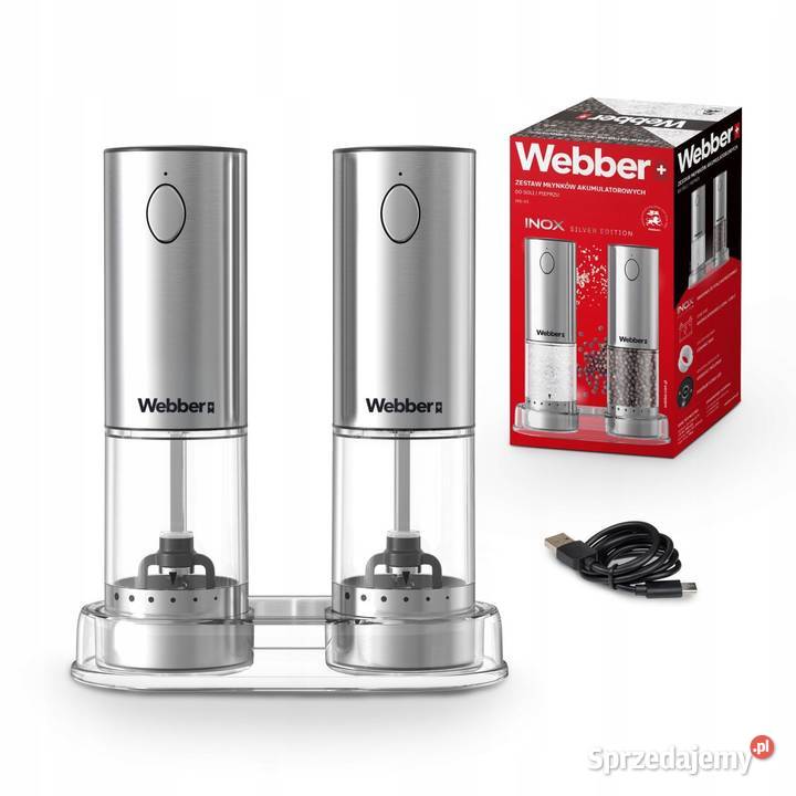 Elektryczny młynek do soli i pieprzu Smogorzów