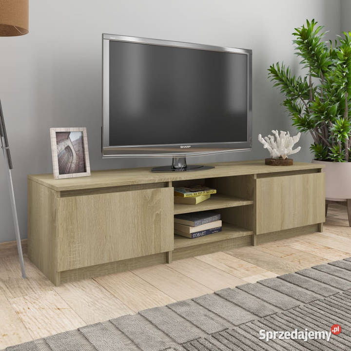 Szafka pod TV dąb sonoma 140x40x355 WM800651 RTV Warszawa