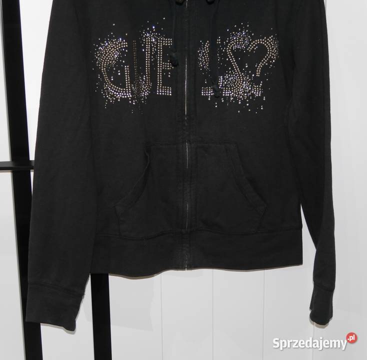 Guess fajna bluza dżety cyrkonie 38 M czarny Wrocław