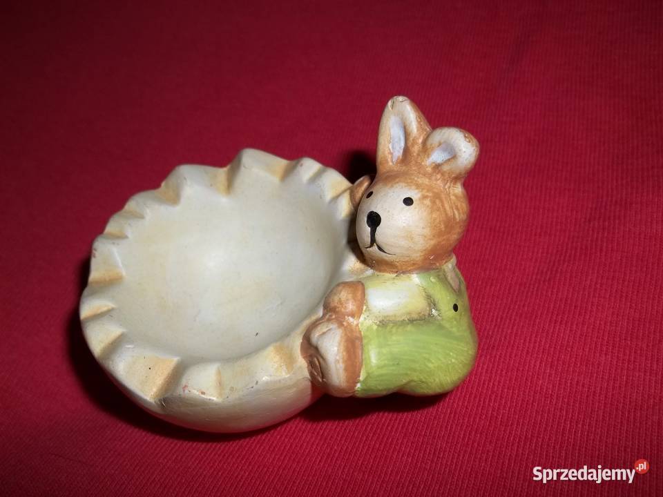 Zajączek ze skorupką gipsowyOzdoby wielkanocne Łódź