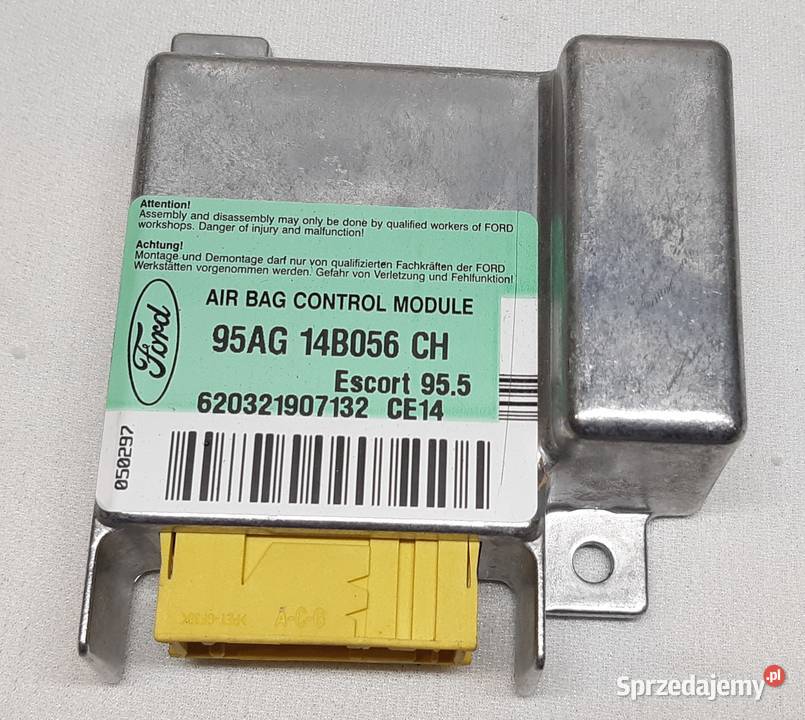 MODUŁ SENSOR AIRBAG FORD ESCORT MK7 95AG14K152CH Mielęcin sprzedam