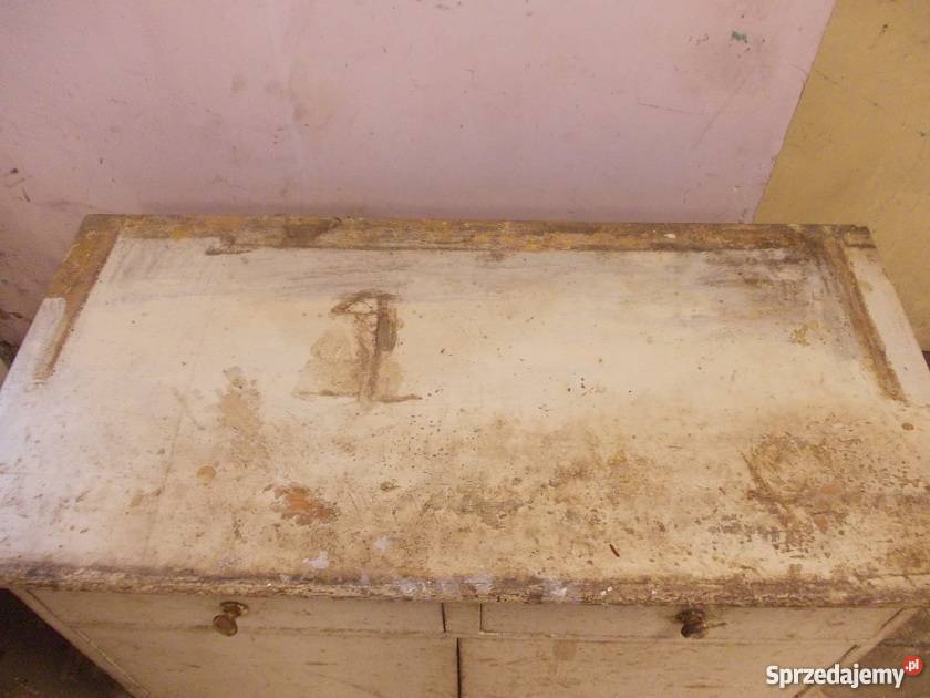 Przedwojenna drewniana komoda Bielsko-Biała