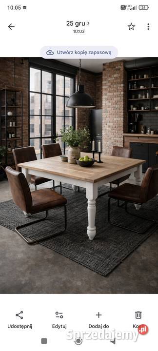 Stół dębowy 250x100 dolnośląskie