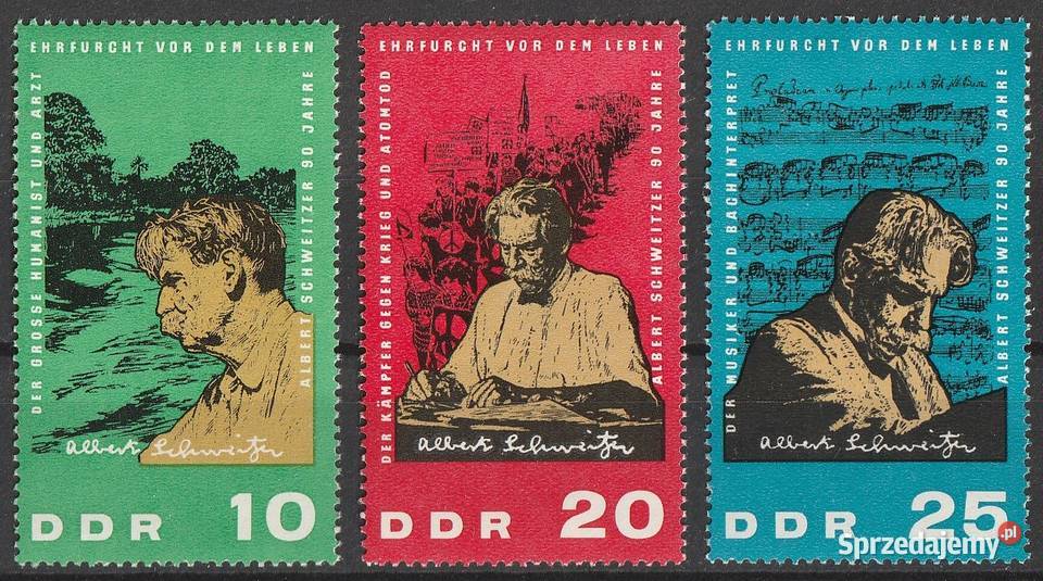NIEMCY NRD DDR ALBERT SCHWEITZER CZYSTE