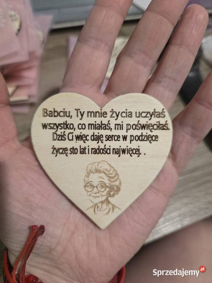 Serduszka magnesy Babci