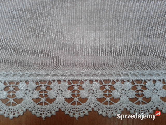 firana gotowa z markizety z gipiura 160 x 300 Wystrój okien Wrocław