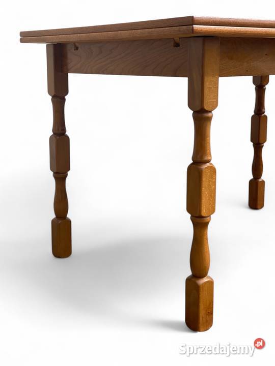 Stół dębowy prostokątny rozkładany 74cm Gryfice