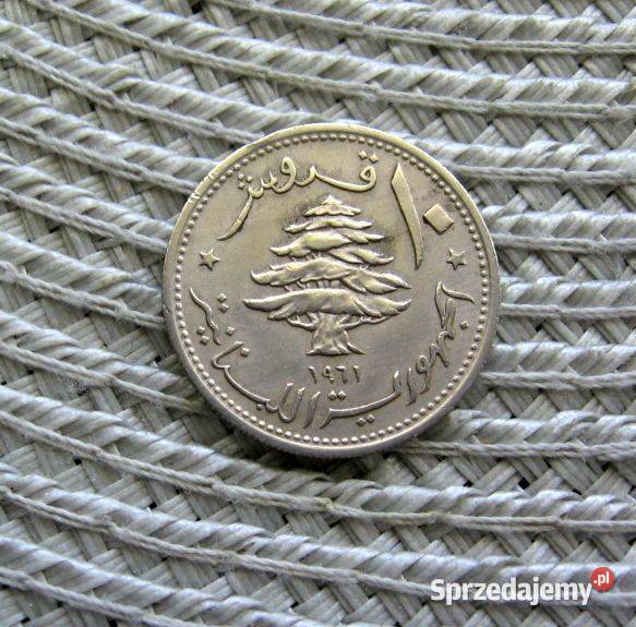 Liban 10 Piastrów 1961r Kalisz