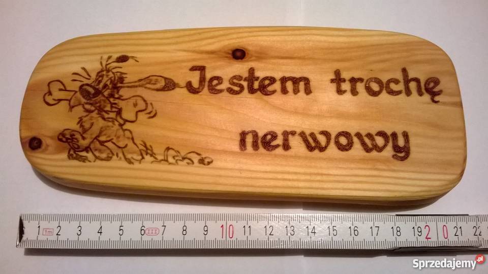 Pirografia ręczne wypalane napisy na deskach Czerwionka-Leszczyny
