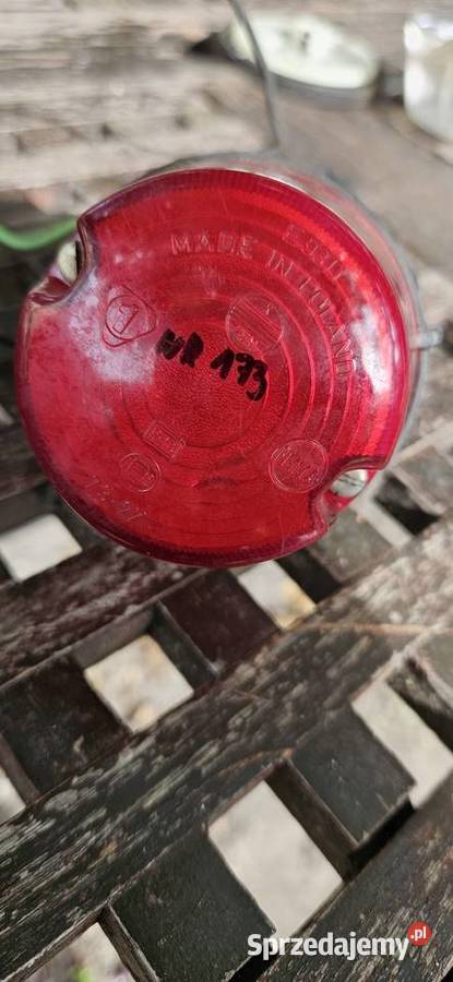 Nowa z PRL uSygnatury oryginalna lampa tylna Gorzów Wielkopolski