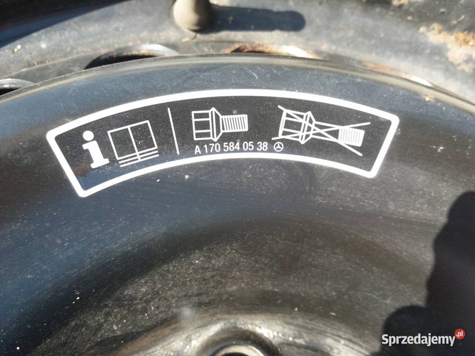 Koło zapasowe Mercedes W211 Koła i felgi Garwolin
