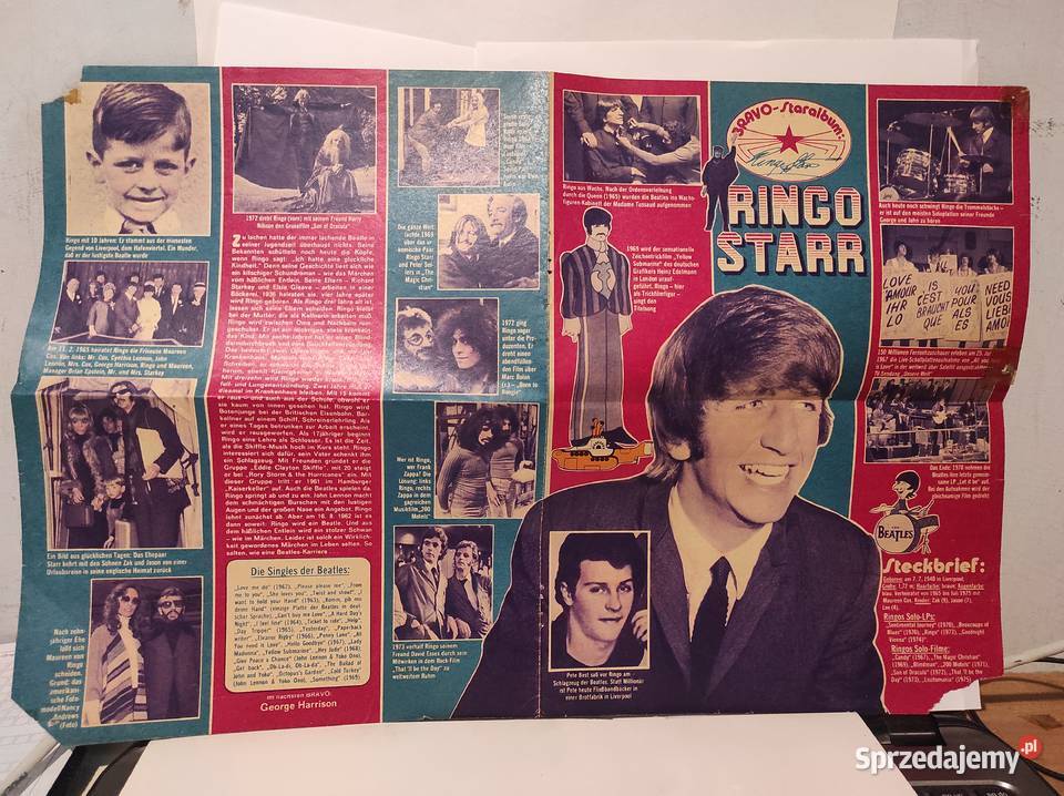 THE BEATLES wycinki prasowe sprzed 50 lat Wrocław sprzedam