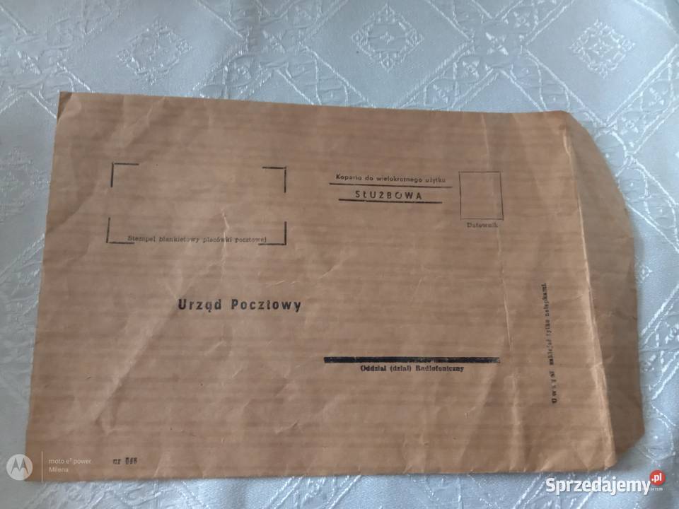 Sprzedam starą kopertę z PRL małopolskie Bukowno sprzedam