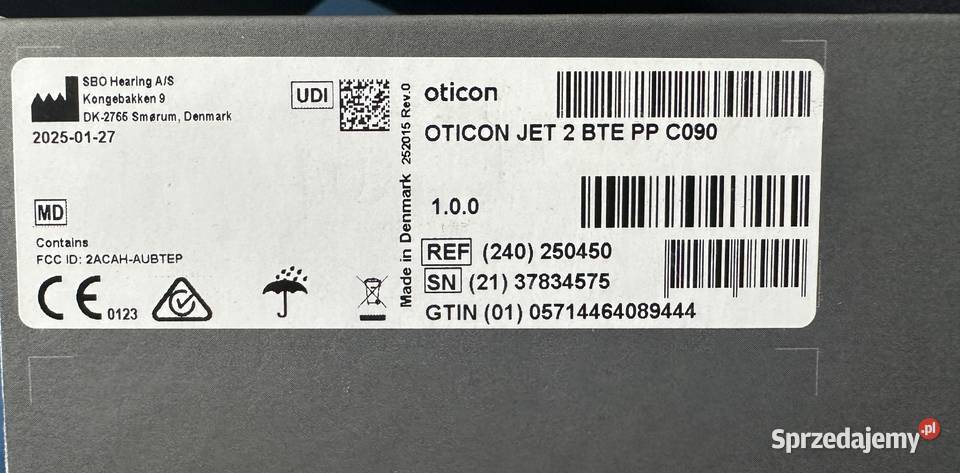 Aparat słuchowy Jet 2 BTE Power Plus Komplet Sprzęt medyczny