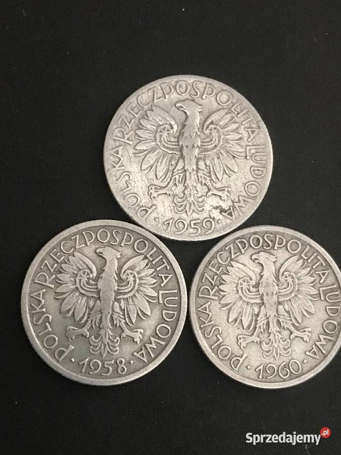 PRLtrio2x2zl Jagody195860 5zl Rybak 1959 śląskie Tychy