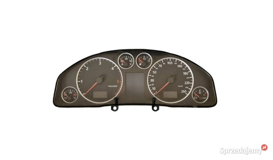 EU LICZNIK ZEGARY CZERWONY FIS AUDI A6 C5 LIFT