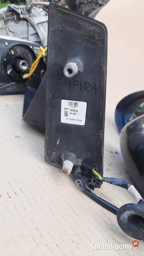 LUSTERKO ZEWNĘTRZE 13253339 PRAWE OPEL ZAFIRA B dolnośląskie Dębno