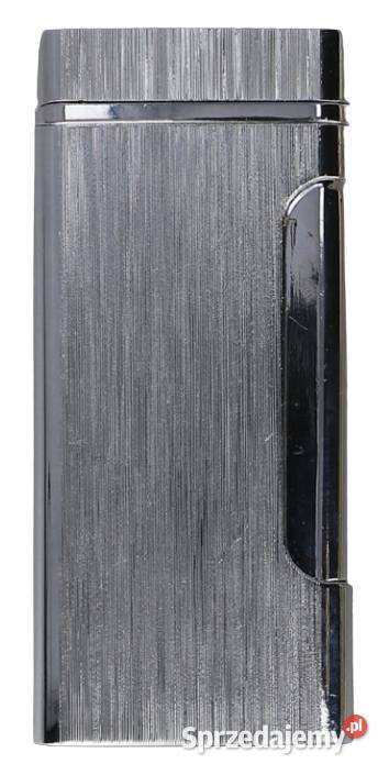 Srebrna Zapalniczka Gazowa Żarowa Mocnym i Ostrowy nad Okszą