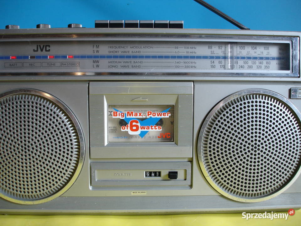 Radiomagnetofon JVC RC555LB lubuskie Zielona Góra