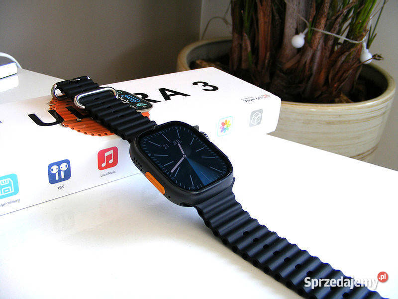 Zegarek smartwatch DT Ultra 3 mapy Google Zgierz