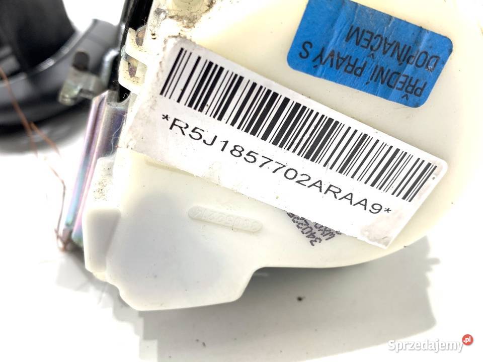 PAS BEZPIECZEŃSTWA PRAWY PRZÓD SKODA ROOMSTER Pasy bezpieczeństwa sprzedam