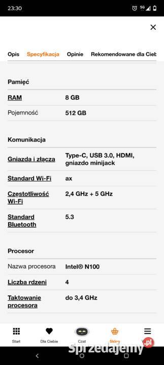Laptop HP250 G10 podkarpackie