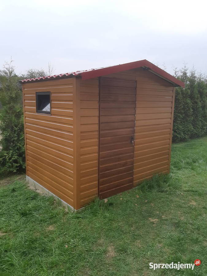 Domek Ogrodowy Mały Garaż Drewnopodobny 2x2 Jasło