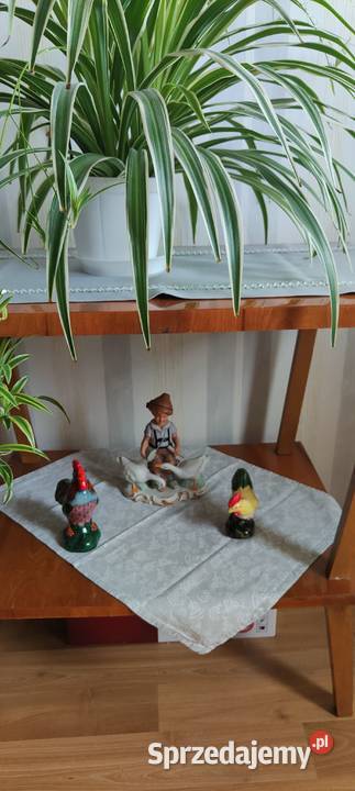 Chłopiec z Gąskami Figurka i Parka Kogut Kurka Kielce