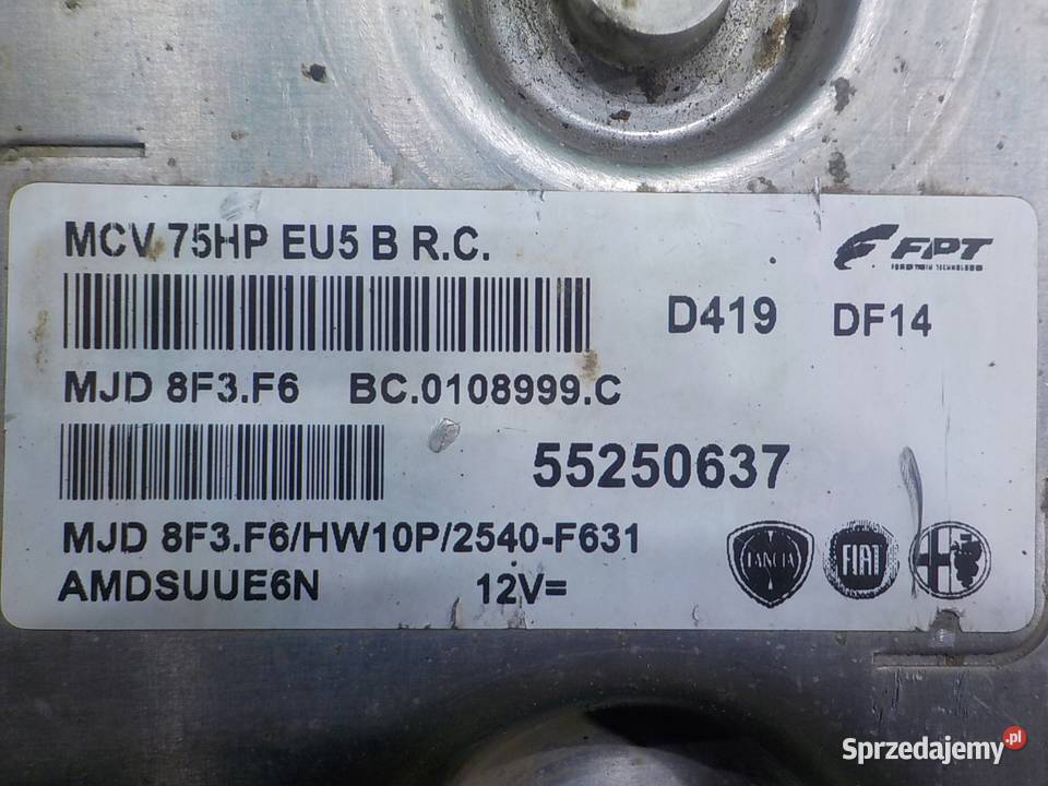 PEUGEOT BIPPER 13 HDI 13r VAN sterownik komputer