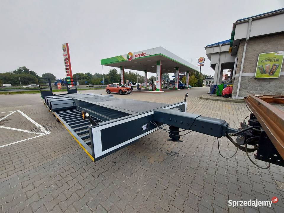 przyczepa do przewozu maszyn leśnych forwarder wielkopolskie