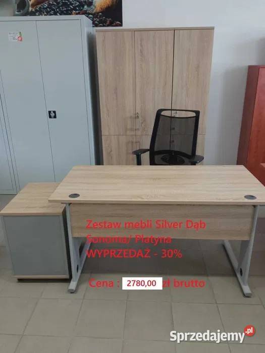 BIURKO KONTENER SZAFADĄB SONOMA WYPRZEDAŻ Dom i Ogród Rzeszów
