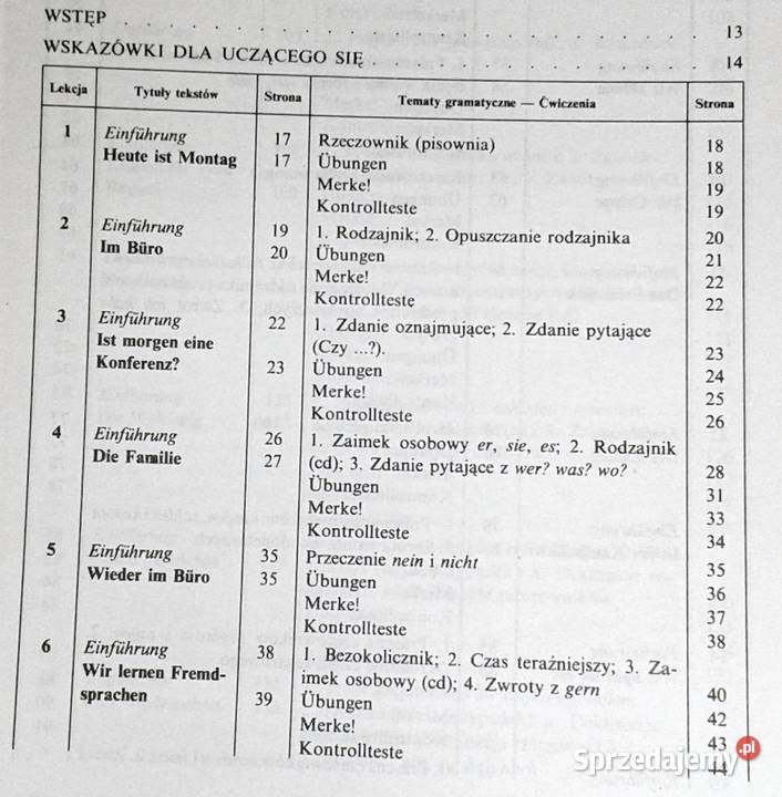 Samouczek języka niemieckiego I Wierzbicka T lubelskie Chełm