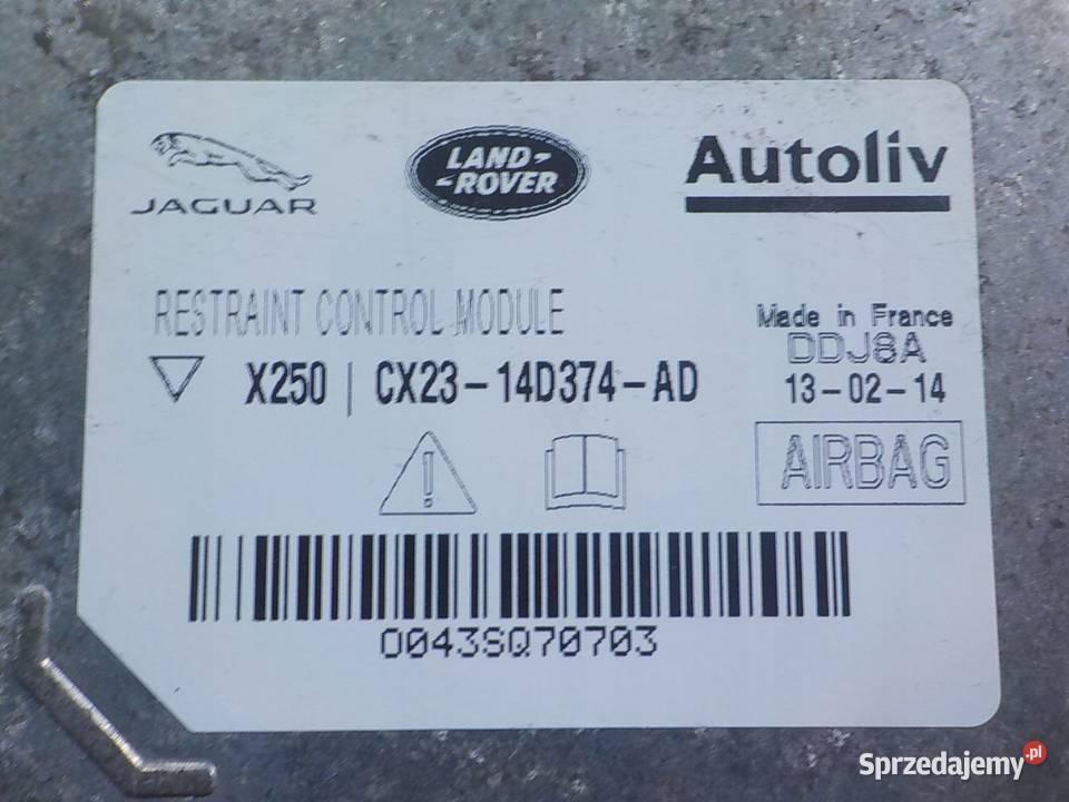 JAGUAR I X250 LIFT 22 D 14r SEDAN 4D modul Wyposażenie elektryczne Suków