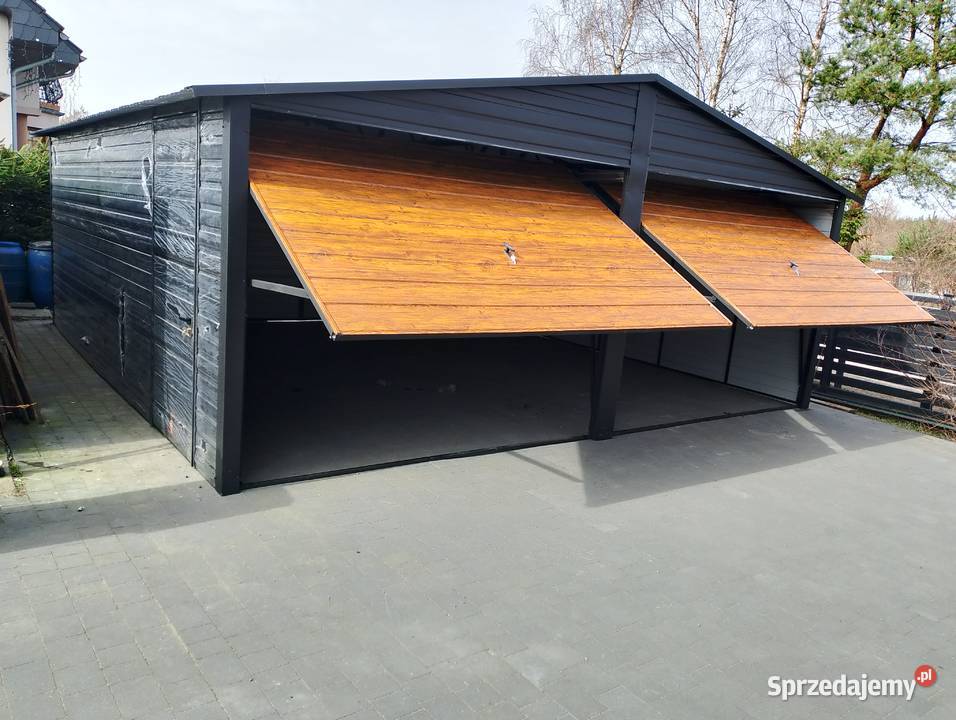 Garaż Blaszany Biały ZŁOTY DĄB Garaże Blaszane Pruszcz Gdański