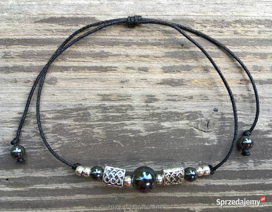 Bransoletka sznurkowa wojowniczka hematyt 1 Kraków
