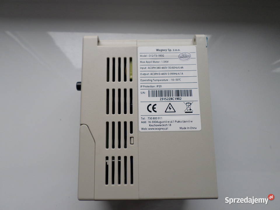 Falownik Wagney D12T31R5G NOWE pomorskie Słupsk