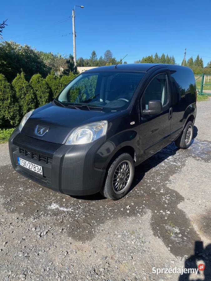 Peugeot Bipper Czarny Van 13 HDI 2012 r Mostki sprzedam